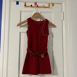 BURBERRY CHILDRENS RED DRESS